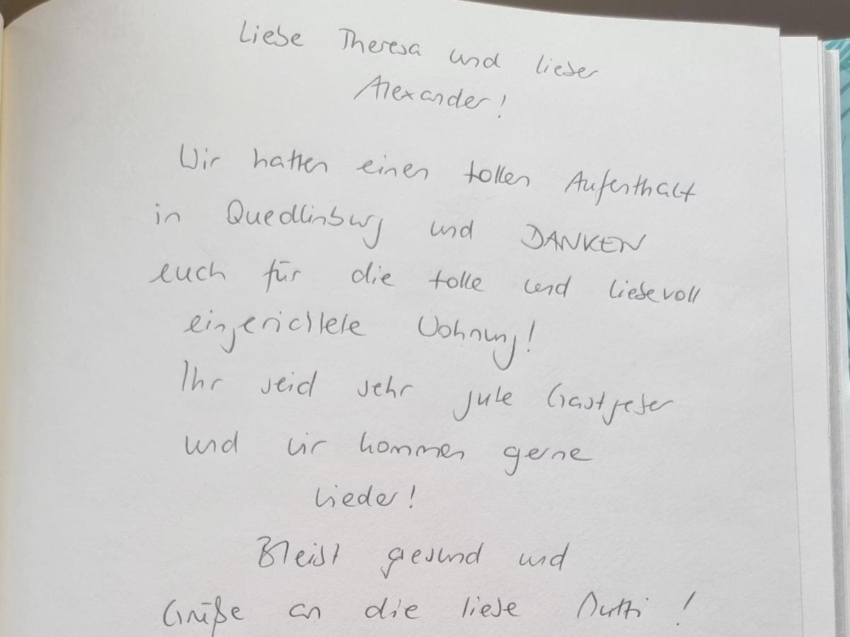 Fewo Otto- Sanierte Ferienwohnung Im Einzeldenkmal Quedlinburg Kültér fotó